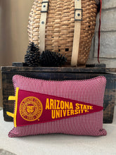 Load image into Gallery viewer, ASU Pennant Pillow
