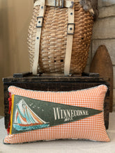 Load image into Gallery viewer, Winneconne Vintage Pennant Pillow
