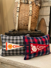 Load image into Gallery viewer, Cleveland Cavalier Vintage Pennant Pillow
