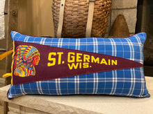 Load image into Gallery viewer, St. Germain Vintage Pennant Pillow
