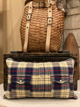 Load image into Gallery viewer, "UW" &amp; Marquette Vintage Pennant Pillow
