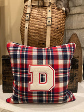 Load image into Gallery viewer, &quot;D&quot; Varsity Letter Pillow
