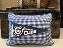 Load image into Gallery viewer, &quot;Cubs&quot; Pennant Pillow

