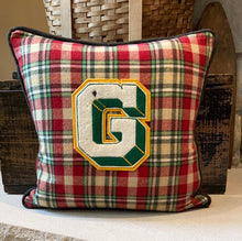 Load image into Gallery viewer, &quot;G&quot; Varsity Letter Pillow
