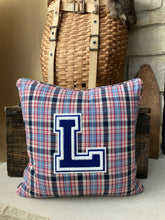 Load image into Gallery viewer, "L" Varsity Letter Pillow
