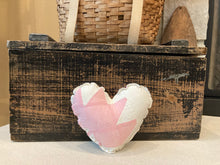 Load image into Gallery viewer, Small Pink Quilt Heart
