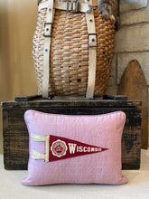 Load image into Gallery viewer, "UW Madison" Vintage Pennant Pillow

