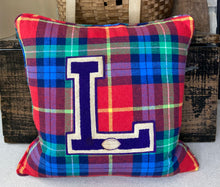 Load image into Gallery viewer, "L" Varsity Letter Pillow
