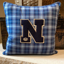 Load image into Gallery viewer, "N" Varsity Letter Pillow
