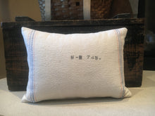 Load image into Gallery viewer, "WI" Grainsack Pillow
