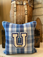 Load image into Gallery viewer, &quot;U&quot; Varsity Letter Pillow
