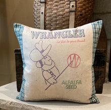 Load image into Gallery viewer, &quot;Wrangler&quot; Grainsack Pillow
