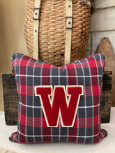 Load image into Gallery viewer, "W" Letter Pillow

