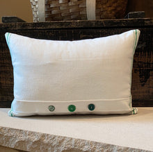 Load image into Gallery viewer, "Tomato Dish Towel" Pillow - new poly insert, button back, 12x16
