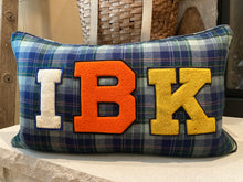 Load image into Gallery viewer, &quot;IBK&quot; Varsity Letter Pillow

