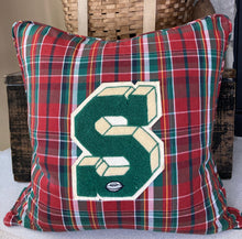 Load image into Gallery viewer, "S" Varsity Letter Pillow
