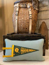 Load image into Gallery viewer, Green Bay Packers Vintage Pennant Pillow
