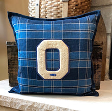 Load image into Gallery viewer, &quot;O&quot; Varsity Letter Pillow
