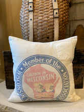 Load image into Gallery viewer, Member of the Wisconsin Experiment Assoc., sewn closed, 18x18 down insert
