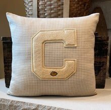 Load image into Gallery viewer, &quot;C&quot; Varsity Letter Pillow
