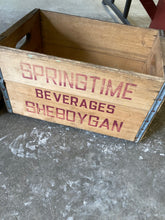 Load image into Gallery viewer, Springtime Beverages Sheboygan Wood box
