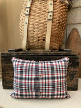 Load image into Gallery viewer, "UW" Vintage Pennant Pillow Thrifted shirt
