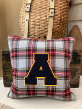 Load image into Gallery viewer, &quot;A&quot; Varsity Letter Pillow Thrifted shirt
