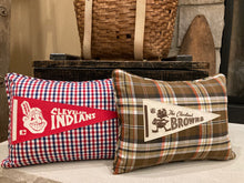 Load image into Gallery viewer, Cleveland Indians Vintage Pennant Pillow
