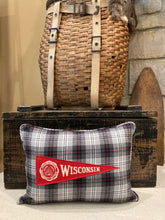 Load image into Gallery viewer, UW Madison Vintage Pennant Pillow
