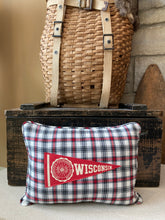 Load image into Gallery viewer, "UW Madison" Vintage Pennant Pillow
