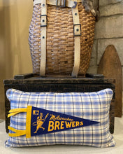 Load image into Gallery viewer, Milwaukee Brewers Vintage Barrelman Pennant Pillow
