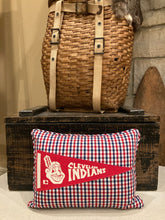 Load image into Gallery viewer, Cleveland Indians Vintage Pennant Pillow
