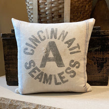 Load image into Gallery viewer, &quot;Cincinnati Seamless&quot; Grainsack Pillow
