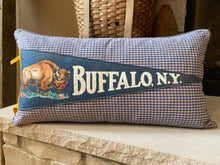 Load image into Gallery viewer, &quot;Buffalo&quot; Pennant Pillow
