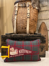 Load image into Gallery viewer, North Pole Pennant Pillow (burgundy)
