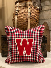 Load image into Gallery viewer, "W" Varsity Letter Pillow
