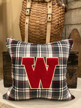 Load image into Gallery viewer, "W" Letter Pillow
