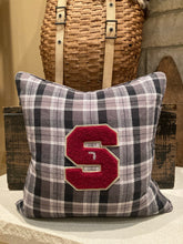 Load image into Gallery viewer, "S" Varsity Letter Pillow
