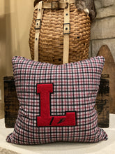 Load image into Gallery viewer, "L" Varsity Letter Pillow

