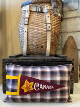 Load image into Gallery viewer, Canada Vintage Pennant Pillow
