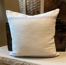Load image into Gallery viewer, &quot;Cincinnati Seamless&quot; Grainsack Pillow - new down insert, zipper, 18x18

