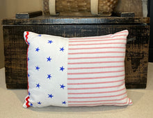 Load image into Gallery viewer, Stars &amp; Stripes Pillow
