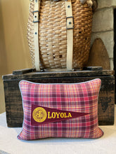 Load image into Gallery viewer, &quot;Loyola&quot; Pennant Pillow
