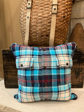 Load image into Gallery viewer, "P" Varsity Letter Pillow Thrifted shirt
