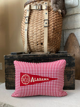 Load image into Gallery viewer, Alabama Vintage Pennant Pillow
