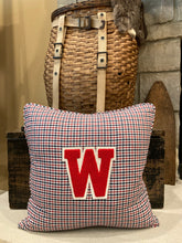 Load image into Gallery viewer, "W" Letter Pillow
