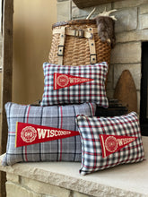 Load image into Gallery viewer, "UW Madison" Vintage Pennant Pillow
