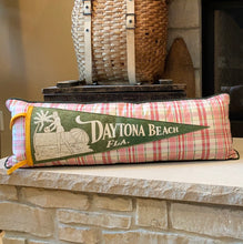 Load image into Gallery viewer, &quot;Daytona Beach&quot; Pennant Pillow
