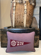 Load image into Gallery viewer, &quot;A&amp;M&quot; Vintage Pennant Pillow
