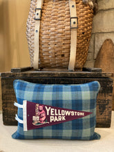 Load image into Gallery viewer, "Yellowstone" Vintage Pennant Pillow
